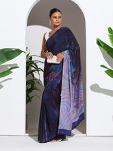 Digital Printed Crepe Saree