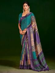 Printed Art Silk Saree