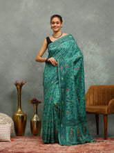 Resham Booti Woven Cotton Blend Saree