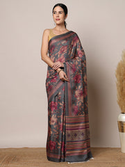 Printed Dola Silk Saree