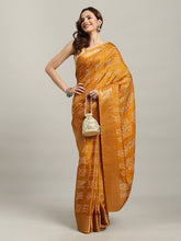 Bandhani Printed Dola Cotton Saree