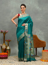 Embroidered Tussar Saree