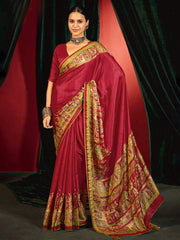 Printed Chiffon Saree