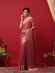 Plain Georgette Saree
