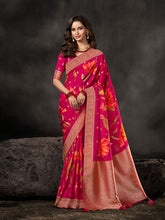 Printed Dola Silk Saree