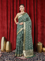 Digital Printed Art Silk Saree