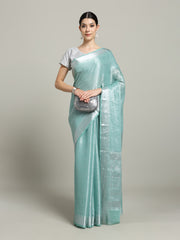 Zari Jaal Georgette Woven Saree