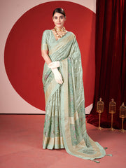 Zari Border Georgette Saree