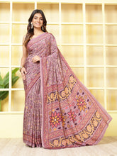 Digital Printed Crepe Saree
