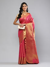 Woven Border Art Silk Saree