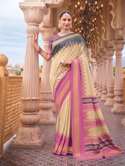 Printed Art Silk Saree