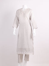Printed Cotton Blend Kurta With Pants