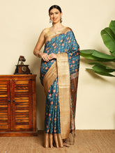 Digital Printed Tussar Saree