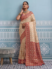 Woven Design Art Silk Saree