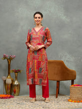 Embroirdred Muslin Kurta With Pants