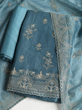 Embroidered Tissue Unstitched Suit With Dupatta