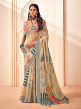 Digital Printed Cotton Saree