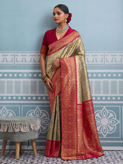 Woven Design Art Silk Saree