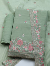 Embroidered Chiffon Unstitched Suit With Dupatta