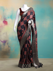 Printed Art Silk Saree