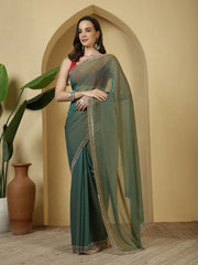Sequence Work Georgette Saree