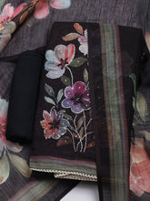 Printed Linen Unstitched Kurta With Pant & Dupatta