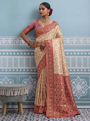Woven Design Art Silk Saree