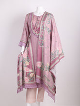 Floral Printed Muslin Kurta With Pants & Dupatta