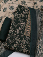 Printed Cotton Blend Unstitched Suit With Dupatta