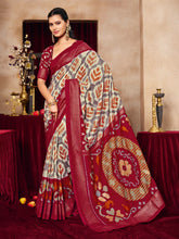 Printed Art Silk Saree