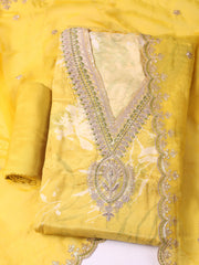 Embroidered Muslin Unstitched Suit With Dupatta
