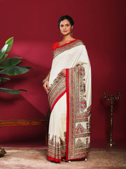 Digital Print Art Silk Saree