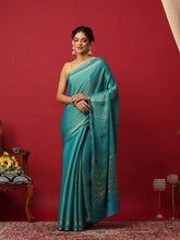 Plain Crepe Saree