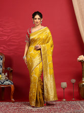 Embroidered Dola Silk Saree