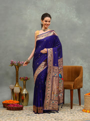 Embroidered Cotton Blend Saree