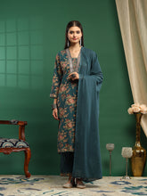 Printed Cotton Blend Kurta With Pant & Dupatta