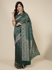 Border Zari Jaal Art Silk Woven Saree