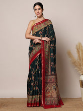 Printed Dola Silk Saree
