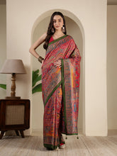 Digital Printed Art Silk Saree
