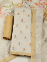 Printed Tissue Unstitched Suit With Pant & Dupatta