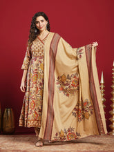 Printed Cotton Kurta With Pant & Dupatta