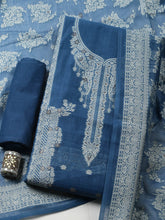 Printed Chanderi Ustitched Suit With Pant & Dupatta