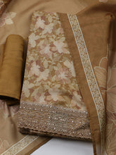 Embroidered Tissue Unstitched Suit With Dupatta