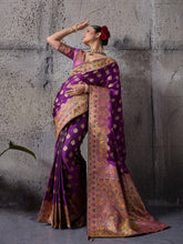 Woven Design Satin Silk Saree