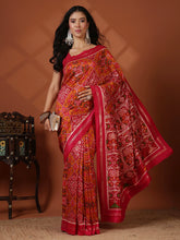 Digital Printed Art Silk Saree