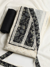 Embroidered Cotton Blend Unstitched Suit With Dupatta