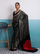 Printed Satin Saree
