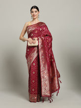 Zari Jaal Art Silk Woven Saree