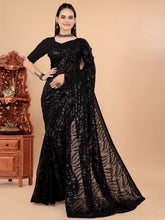 Embroidered Georgette Saree