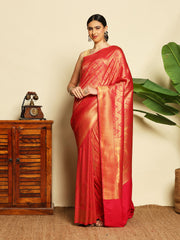 Zari Jaal Art Silk Saree